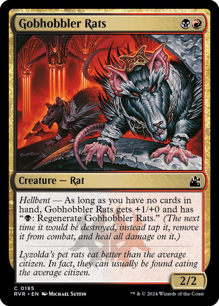 Gobhobbler Rats (185) [Ravnica Remastered]