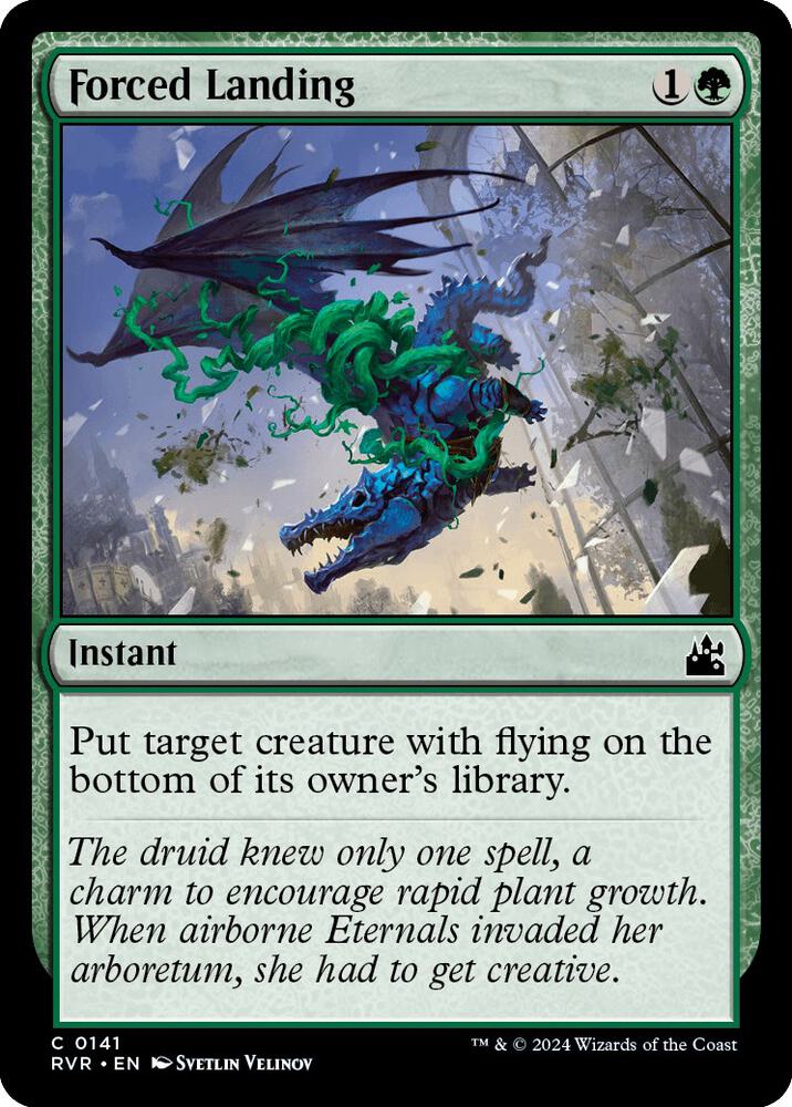 Forced Landing (141) [Ravnica Remastered]