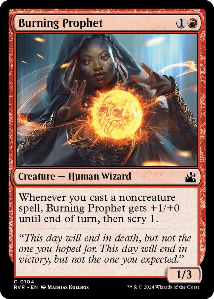 Burning Prophet (104) [Ravnica Remastered]