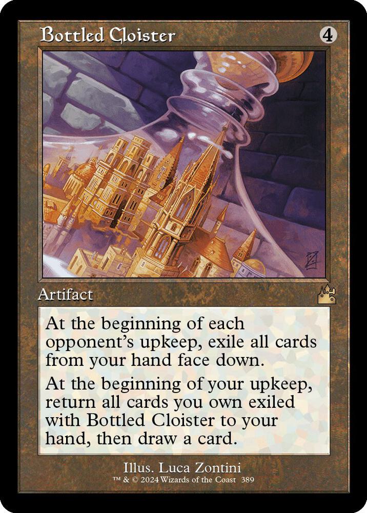 Bottled Cloister (Retro Frame) (389) [Ravnica Remastered]