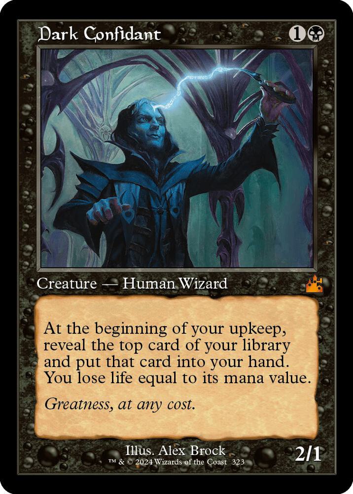 Dark Confidant (Retro Frame) (323) [Ravnica Remastered]