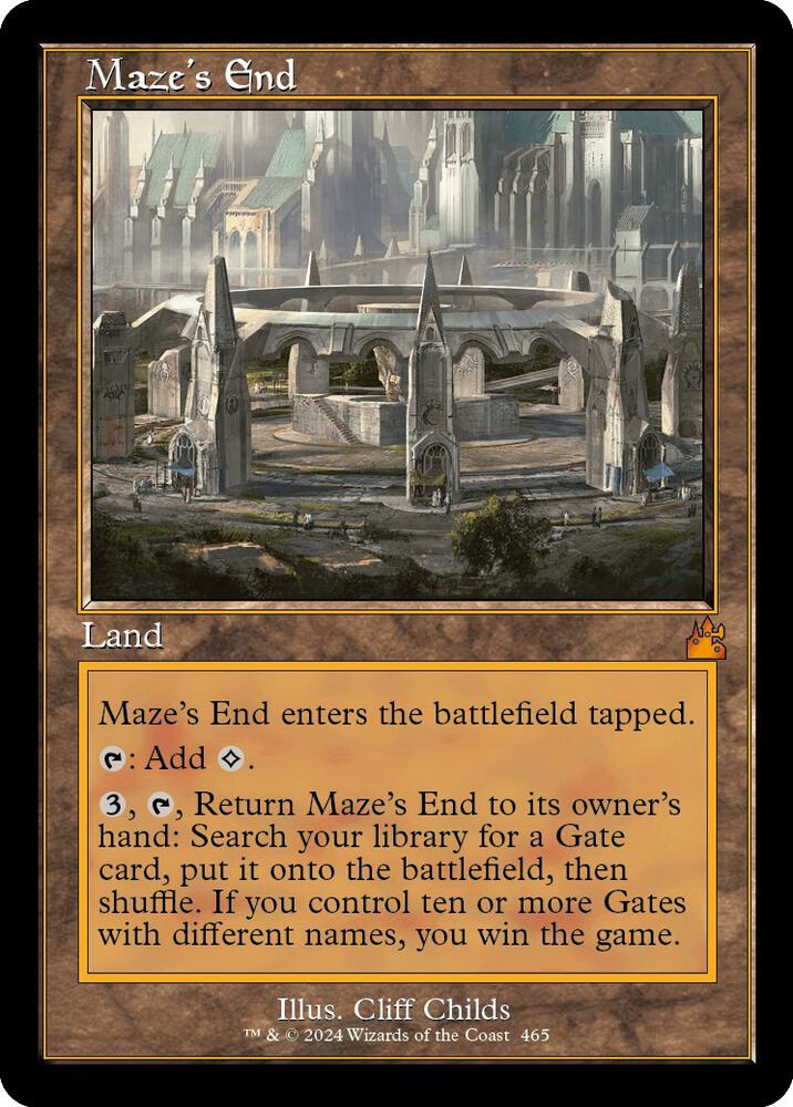 Maze's End (Retro Frame) (465) [Ravnica Remastered]