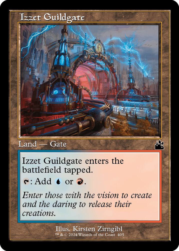 Izzet Guildgate (Retro Frame) (405) [Ravnica Remastered]