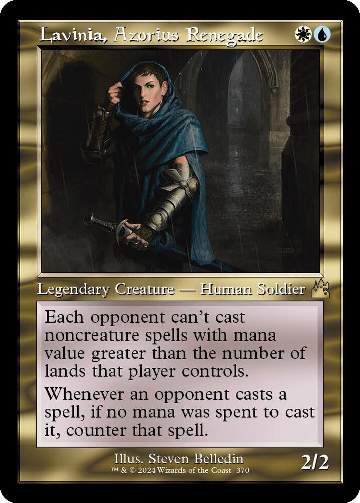 Lavinia, Azorius Renegade (Retro Frame) (370) [Ravnica Remastered]