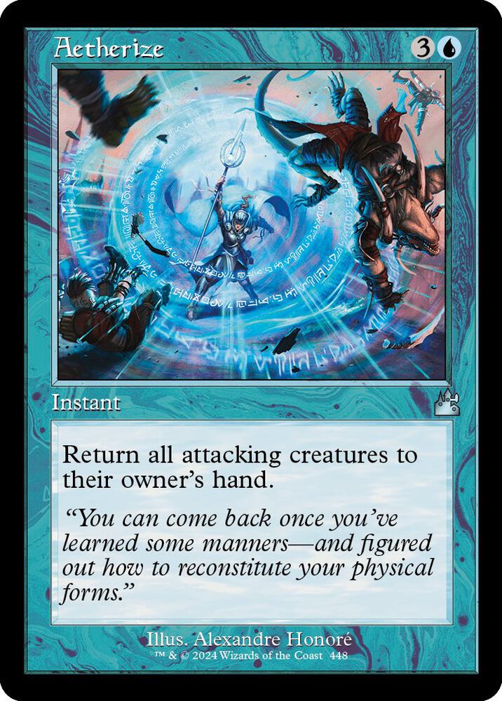 Aetherize (Retro Frame) (448) [Ravnica Remastered]