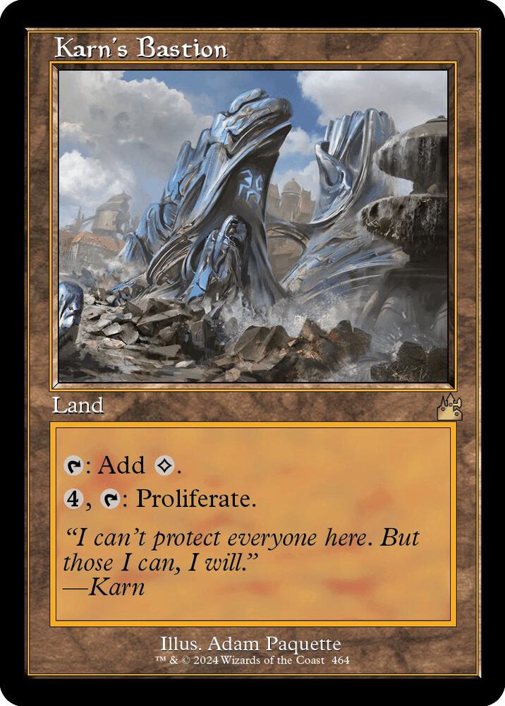 Karn's Bastion (Retro Frame) (464) [Ravnica Remastered]