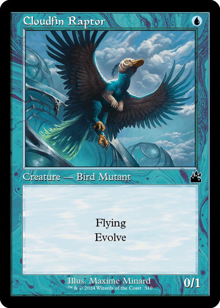 Cloudfin Raptor (Retro Frame) (310) [Ravnica Remastered]