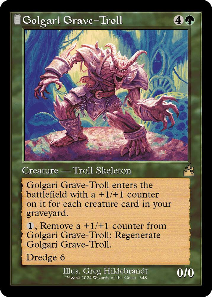 Golgari Grave-Troll (Retro Frame) (348) [Ravnica Remastered]