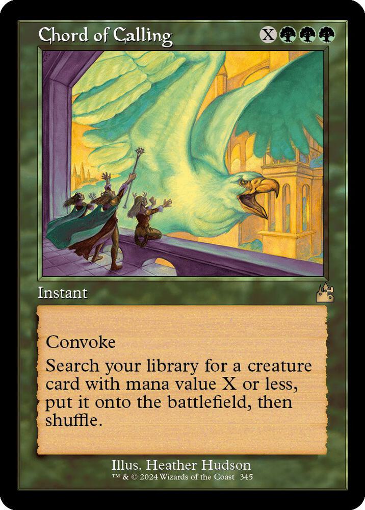 Chord of Calling (Retro Frame) (345) [Ravnica Remastered]