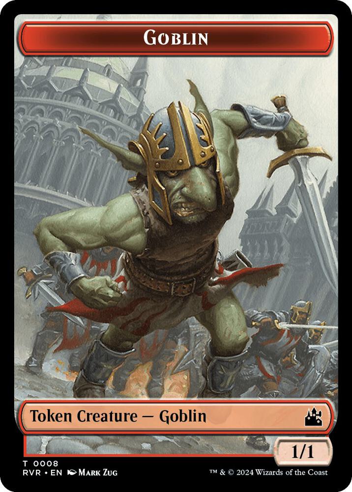 Goblin (0008) // Centaur Double-Sided Token (8 // 10) [Ravnica Remastered]