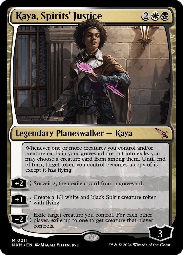 Kaya, Spirits' Justice (211) [Murders at Karlov Manor]