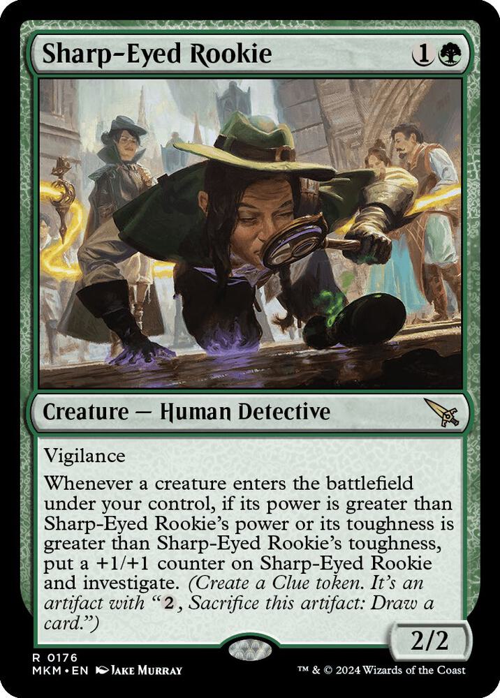 Sharp-Eyed Rookie (176) [Murders at Karlov Manor]