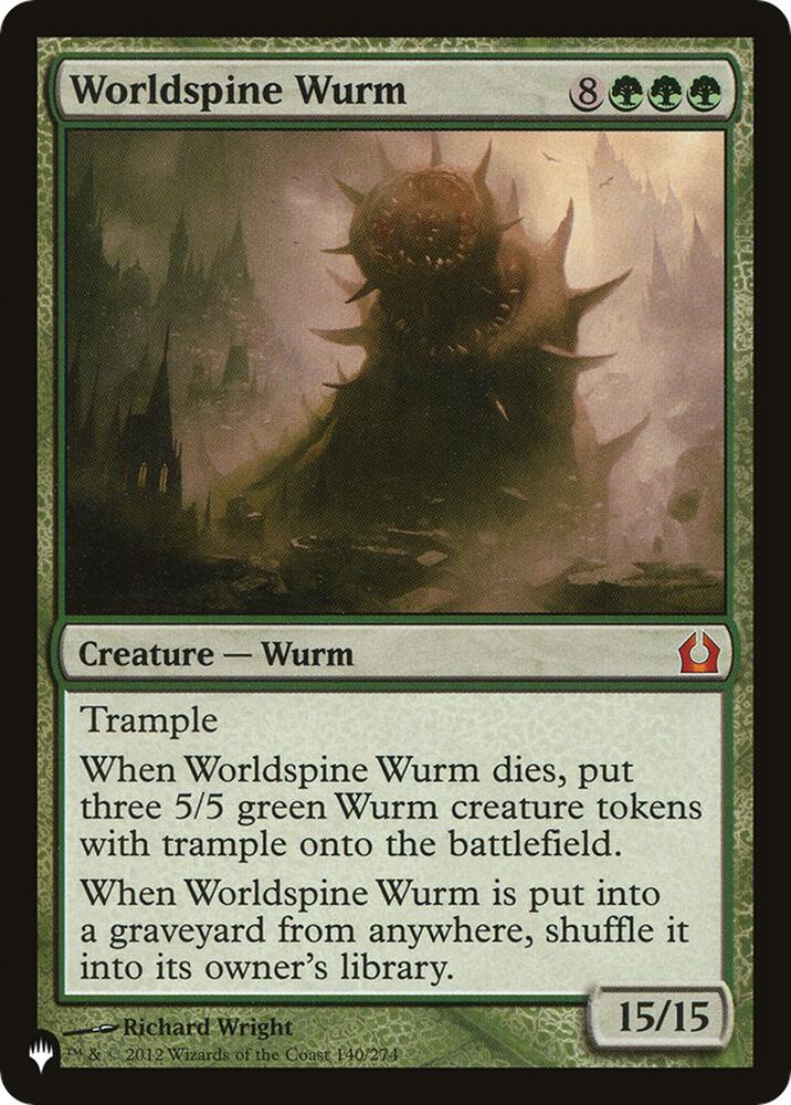 Worldspine Wurm (140/274) [The List]