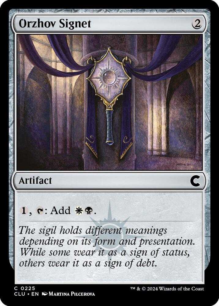 Orzhov Signet (225) [Ravnica: Clue Edition]