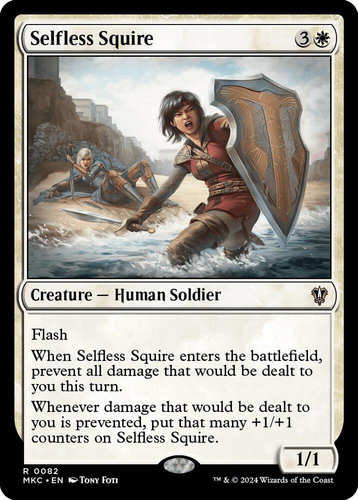 Selfless Squire (82) [Murders at Karlov Manor Commander]