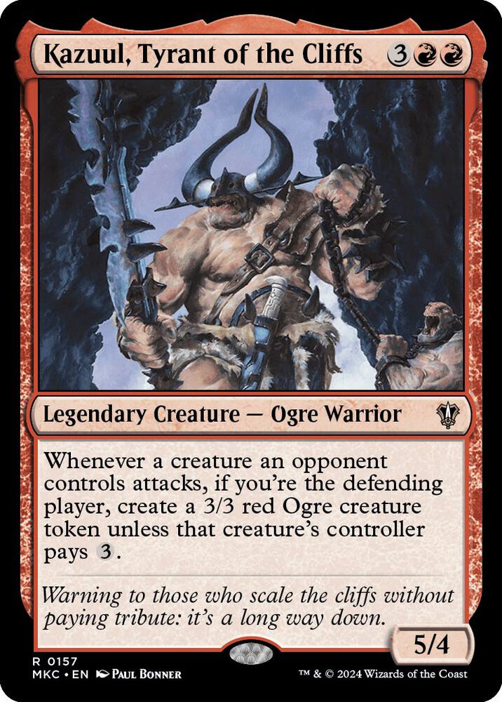 Kazuul, Tyrant of the Cliffs (157) [Murders at Karlov Manor Commander]