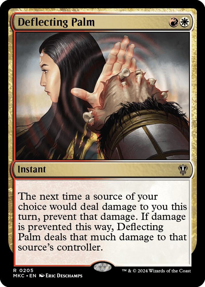 Deflecting Palm (205) [Murders at Karlov Manor Commander]