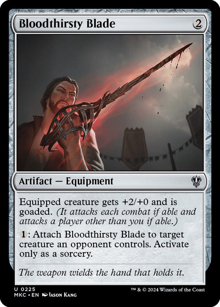 Bloodthirsty Blade (225) [Murders at Karlov Manor Commander]