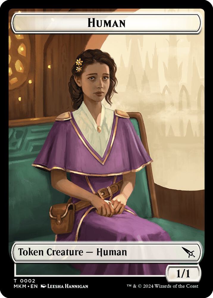 Human // Ogre Double-Sided Token (2 // 14) [Murders at Karlov Manor Commander]