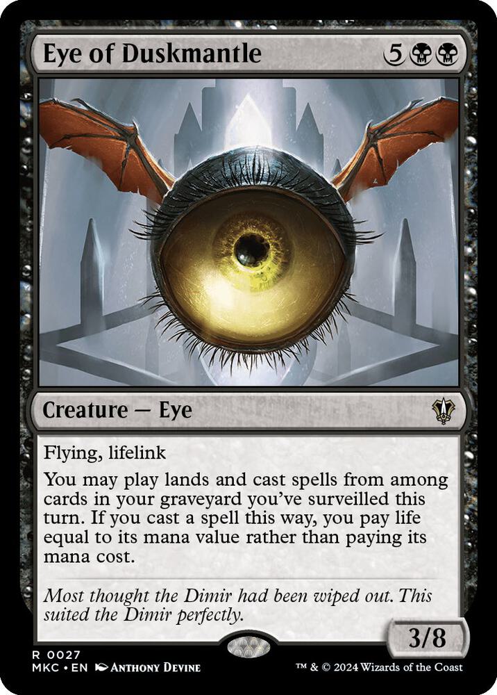 Eye of Duskmantle (27) [Murders at Karlov Manor Commander]
