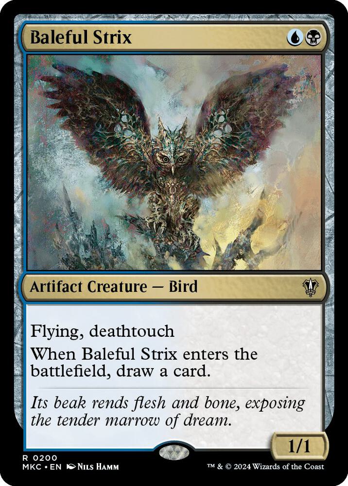 Baleful Strix (200) [Murders at Karlov Manor Commander]