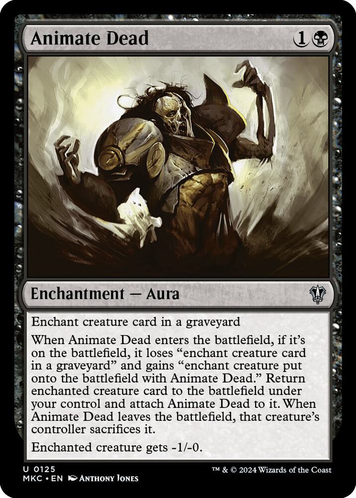 Animate Dead (125) [Murders at Karlov Manor Commander]
