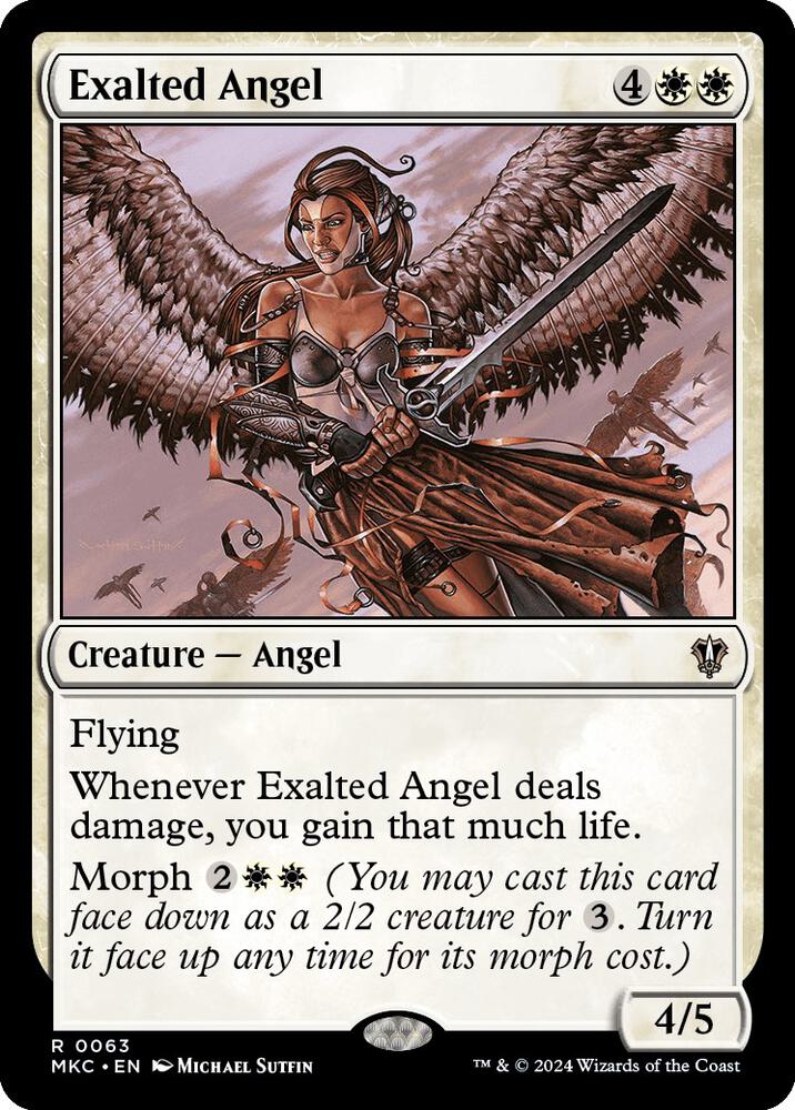 Exalted Angel (63) [Murders at Karlov Manor Commander]