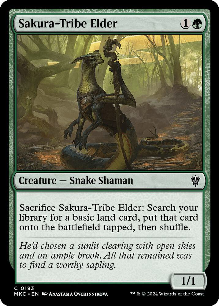 Sakura-Tribe Elder (183) [Murders at Karlov Manor Commander]