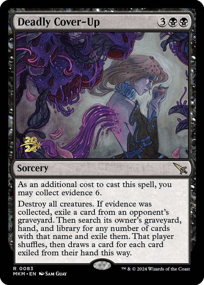 Deadly Cover-Up (83) [Prerelease Cards]