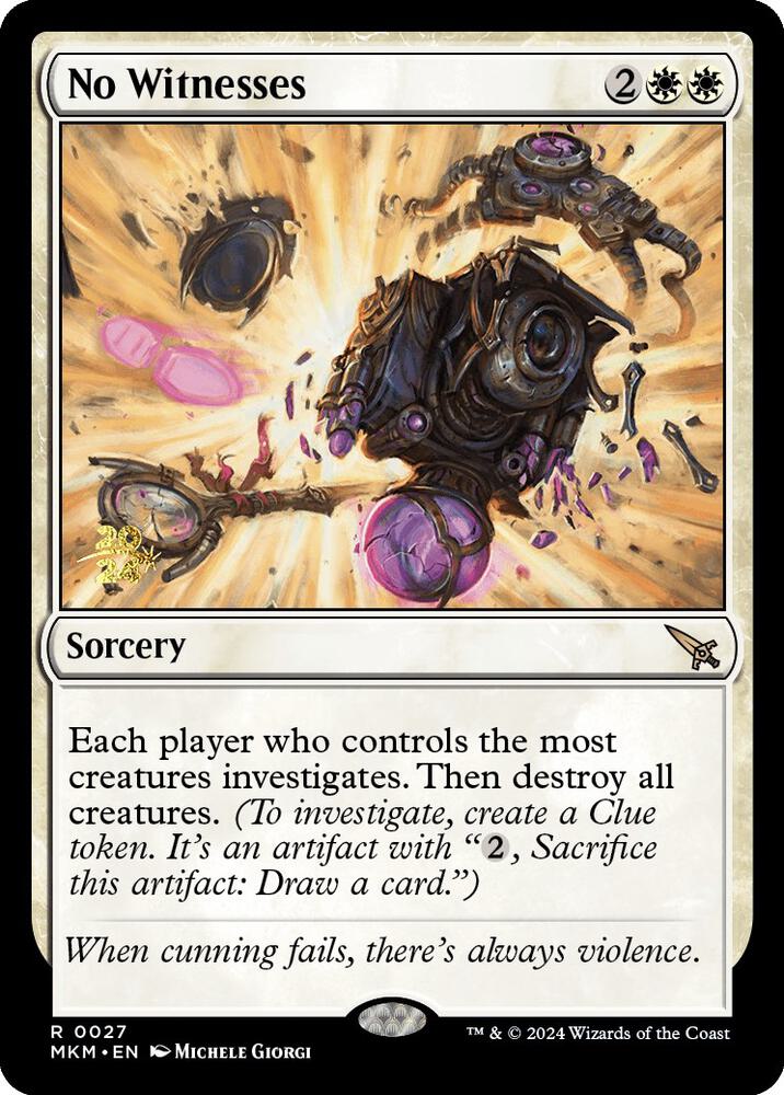 No Witnesses (27) [Prerelease Cards]