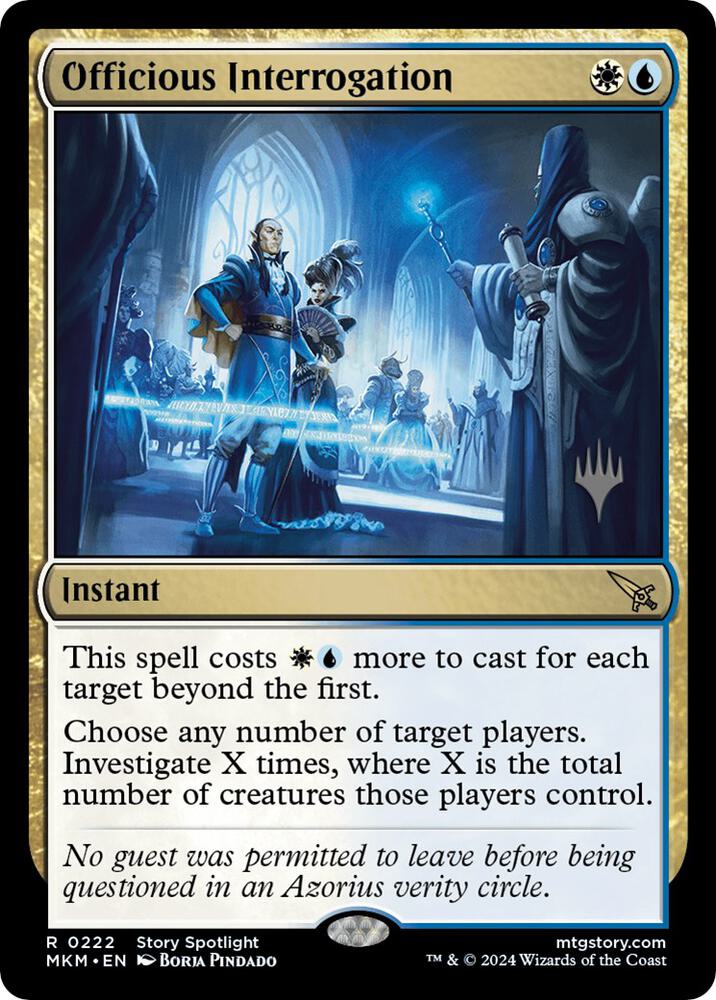 Officious Interrogation (222) [Murders at Karlov Manor Promos]