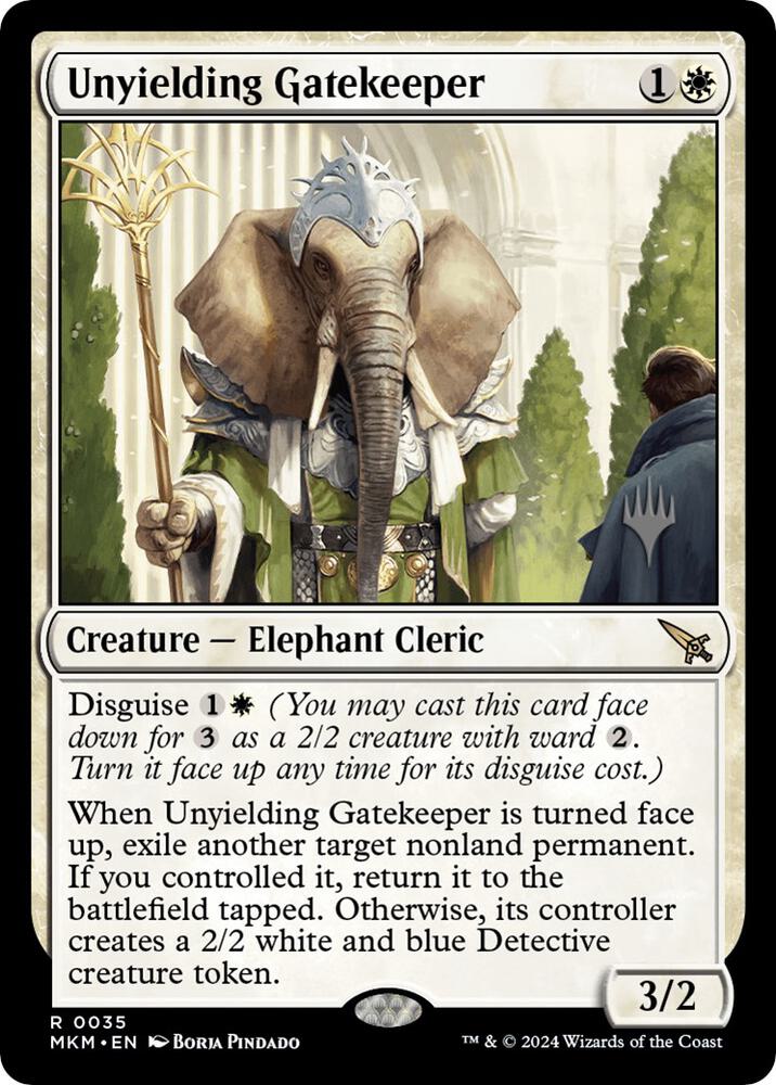 Unyielding Gatekeeper (35) [Murders at Karlov Manor Promos]