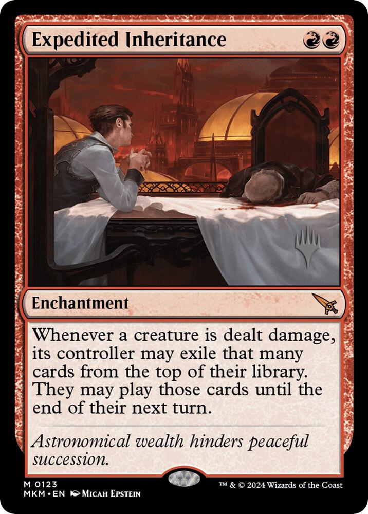 Expedited Inheritance (123) [Murders at Karlov Manor Promos]