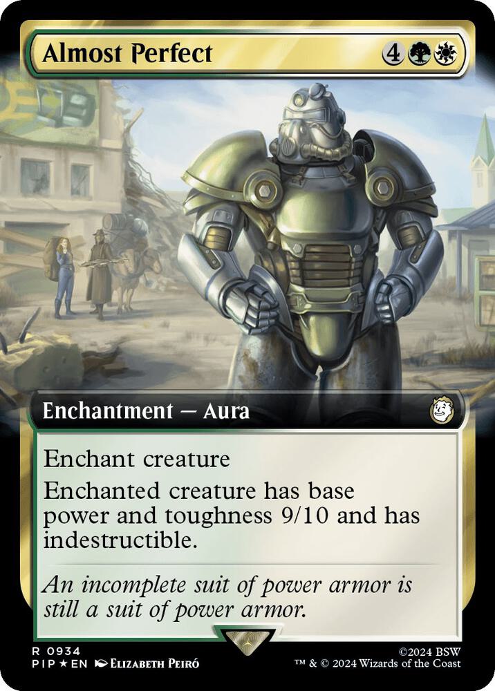 Almost Perfect (Extended Art) (Surge Foil) (934) [Fallout] [Extended Art]