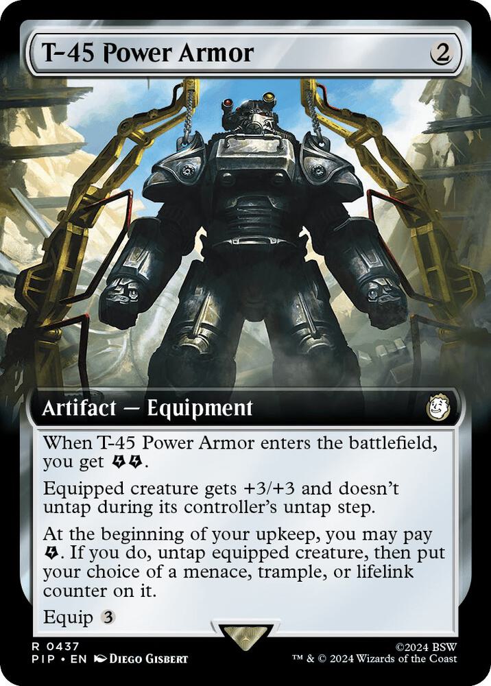 T-45 Power Armor (Extended Art) (437) [Fallout] [Extended Art]