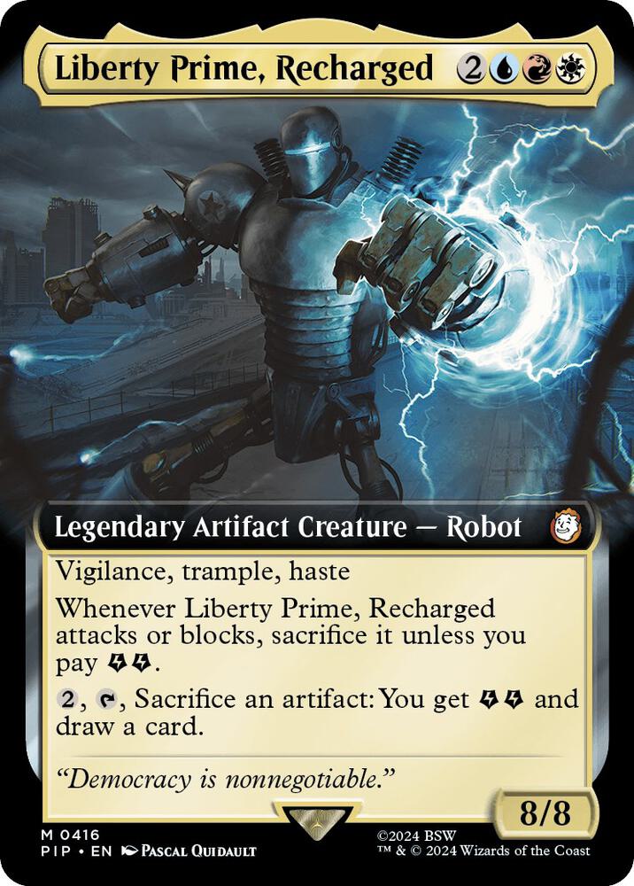 Liberty Prime, Recharged (Extended Art) (416) [Fallout] [Extended Art]