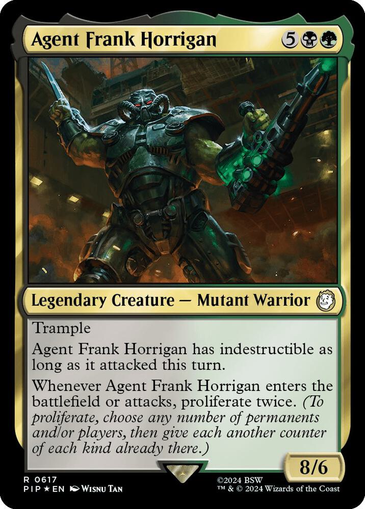 Agent Frank Horrigan (Surge Foil) (617) [Fallout]