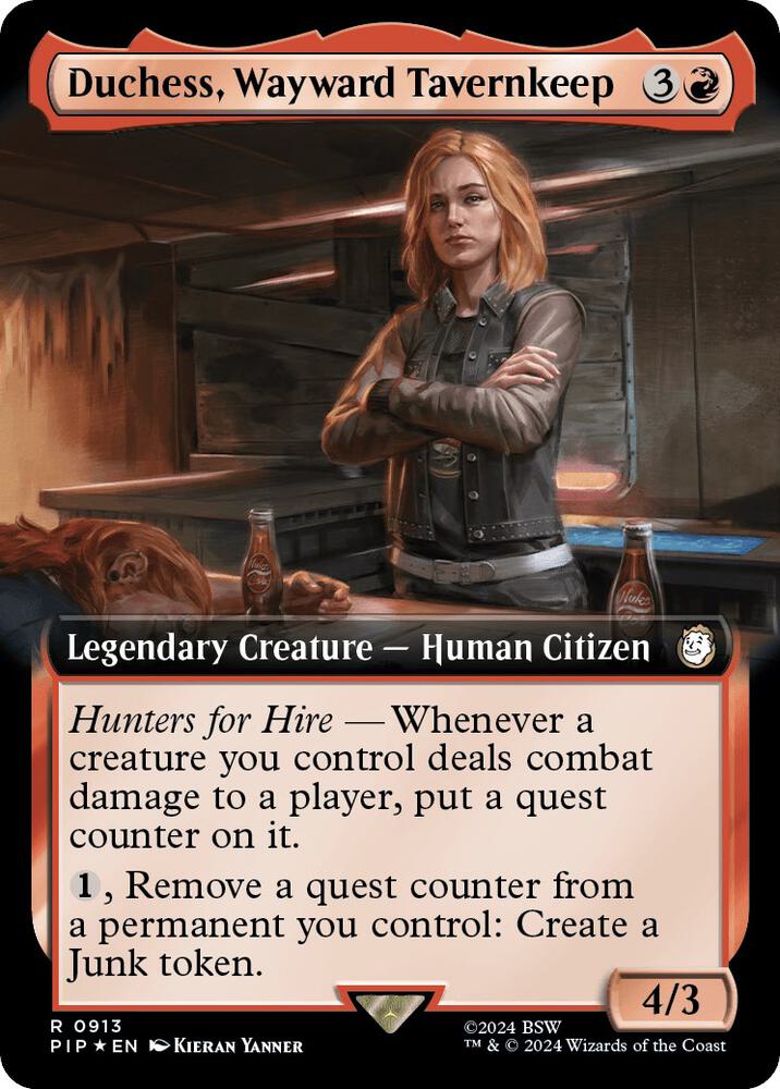 Duchess, Wayward Tavernkeep (Extended Art) (Surge Foil) (913) [Fallout] [Extended Art]