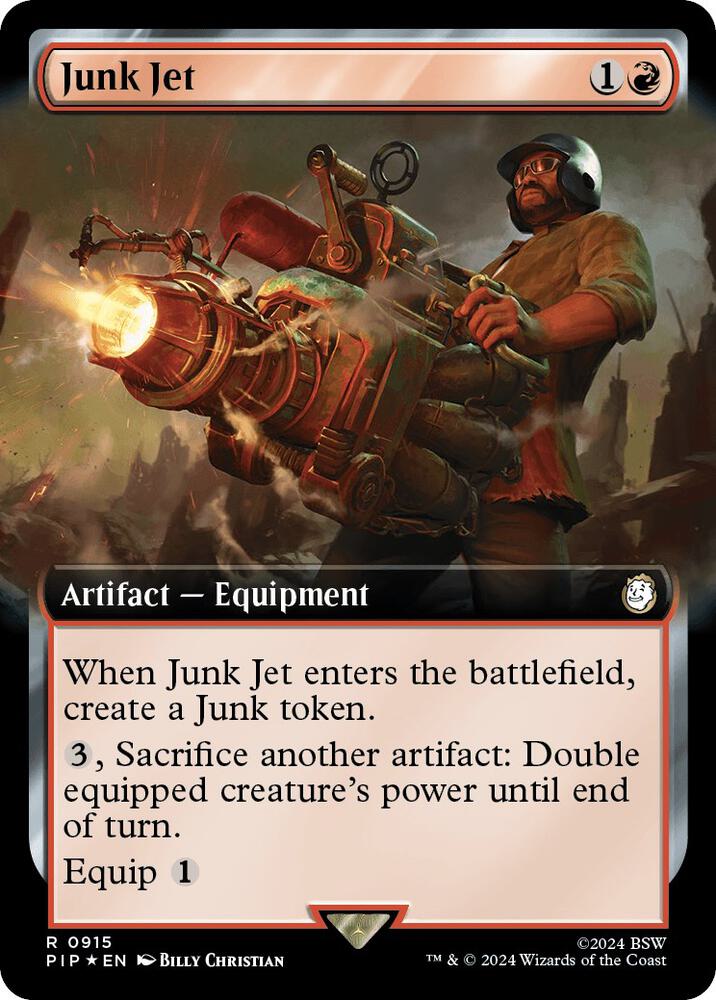 Junk Jet (Extended Art) (Surge Foil) (915) [Fallout] [Extended Art]