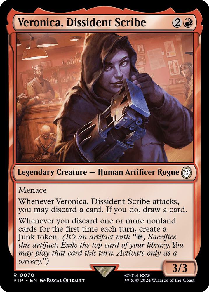 Veronica, Dissident Scribe (70) [Fallout]