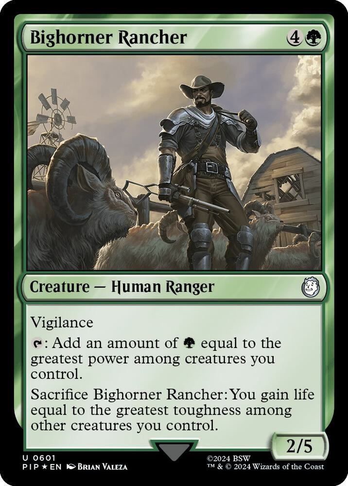 Bighorner Rancher (Surge Foil) (601) [Fallout]