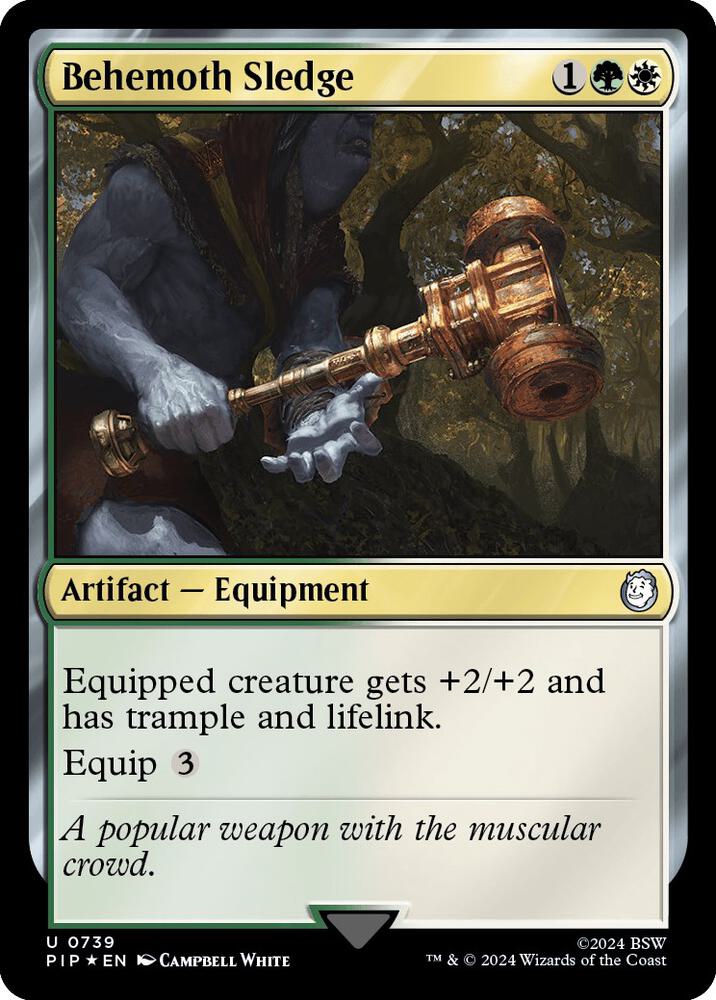 Behemoth Sledge (Surge Foil) (739) [Fallout]