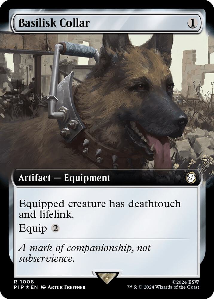 Basilisk Collar (Extended Art) (Surge Foil) (1008) [Fallout] [Extended Art]