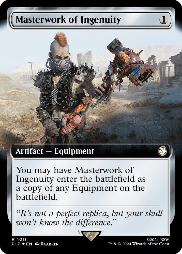 Masterwork of Ingenuity (Extended Art) (Surge Foil) (1011) [Fallout] [Extended Art]