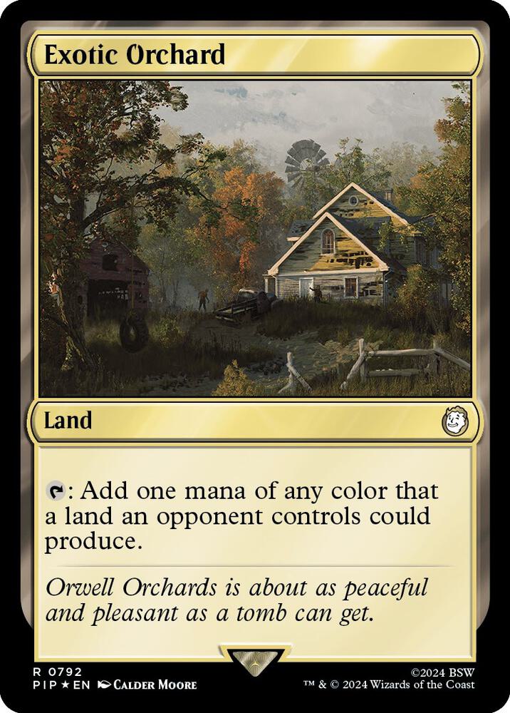Exotic Orchard (Surge Foil) (792) [Fallout]