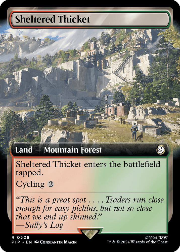 Sheltered Thicket (Extended Art) (508) [Fallout] [Extended Art]