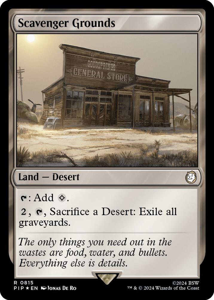 Scavenger Grounds (Surge Foil) (815) [Fallout]