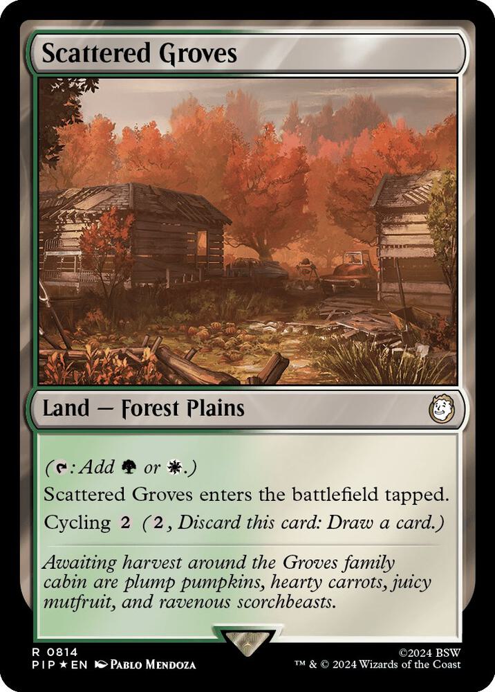 Scattered Groves (Surge Foil) (814) [Fallout]
