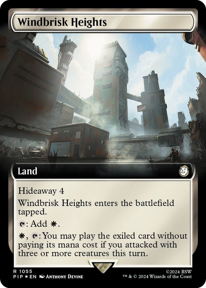 Windbrisk Heights (Extended Art) (Surge Foil) (1055) [Fallout]