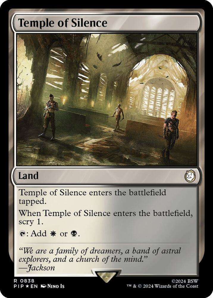 Temple of Silence (Surge Foil) (838) [Fallout]